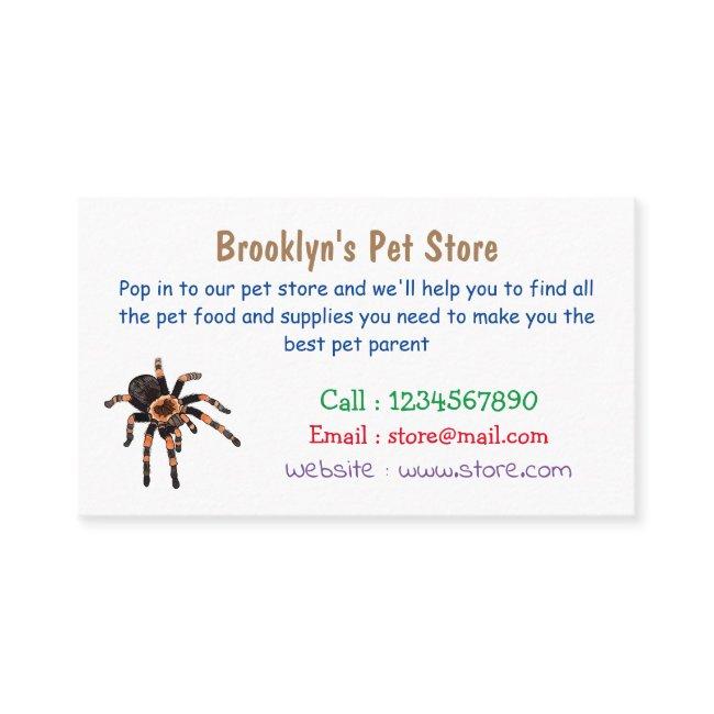 Tarantula cartoon illustration