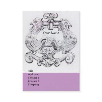 TAROT BLACK WHITE GROTESQUE DRAWING MONOGRAM Lilac
