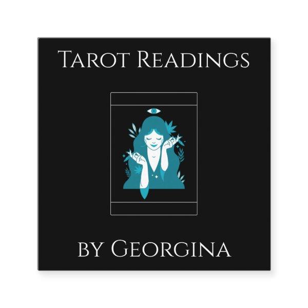 Tarot Card Readings Mystical Witchy Black & White