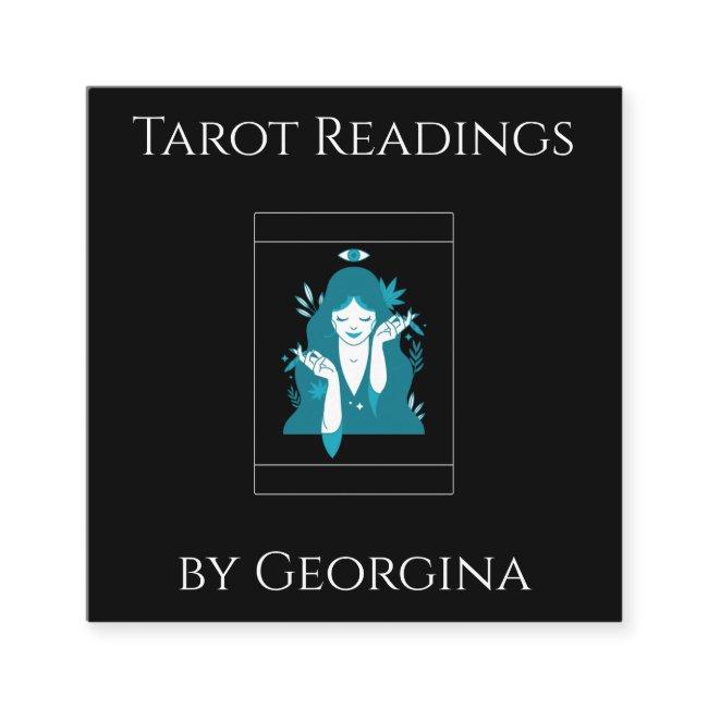 Tarot Card Readings Mystical Witchy Black & White
