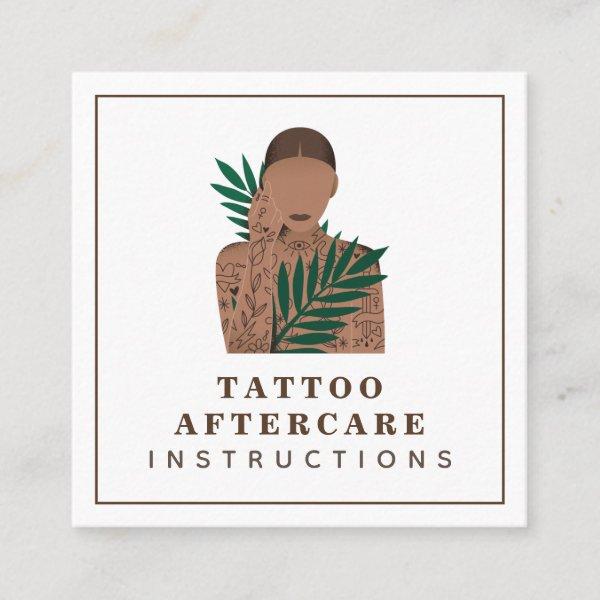 Tattoo Aftercare Instructions Inked Girl Trendy Square