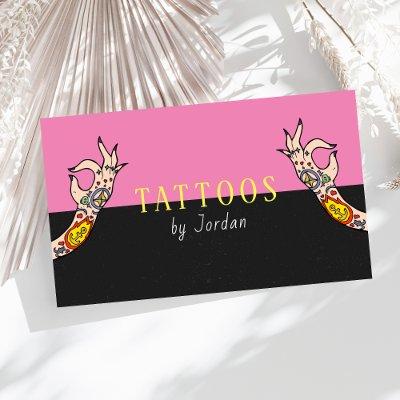 Tattoo Arm Retro Vintage Artist Shop Modern Funky