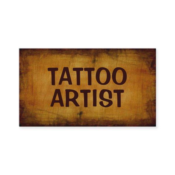 Tattoo Artist Antique