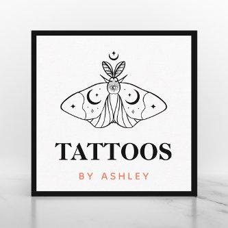Tattoo Artist Butterfly Aesthetic Third Eye Mystic Square