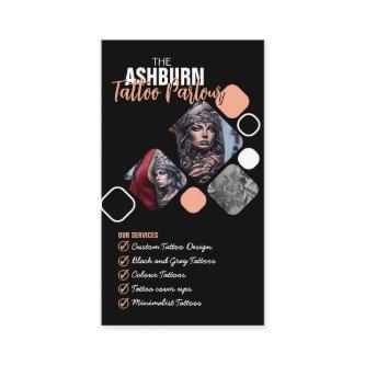 Tattoo Parlour Poster - Custom Black blush