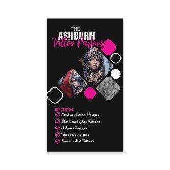 Tattoo Parlour Poster - Custom Black pink