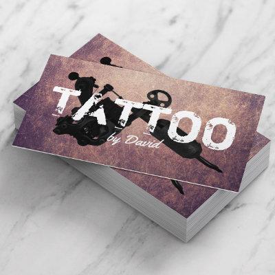 Tattoo Shop Tattoo Gun Professional Typography