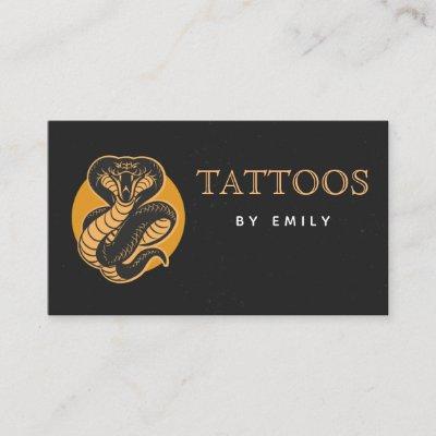 Tattoos By Your Name Mystical Snake Reptile Black