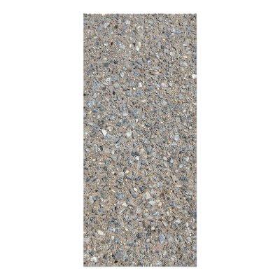 Taupe Concrete Cement Blue Aggregate Sidewalk Rack Card