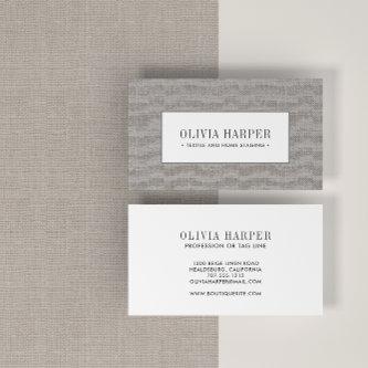 Taupe | Plain Elegant Linen Look Professional