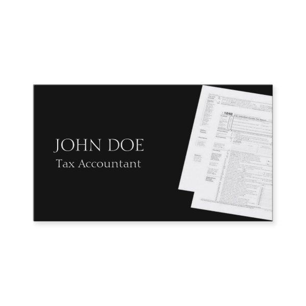 Tax Accountant B/W Form 1040 3D