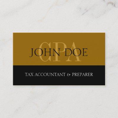 Tax Accountant S Stripe CPA D Gold