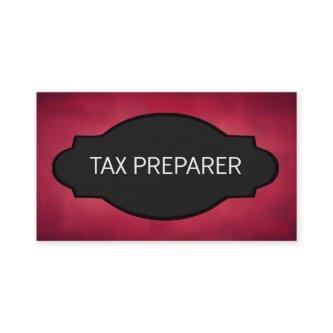 Tax Preparer Elegant Name Plate