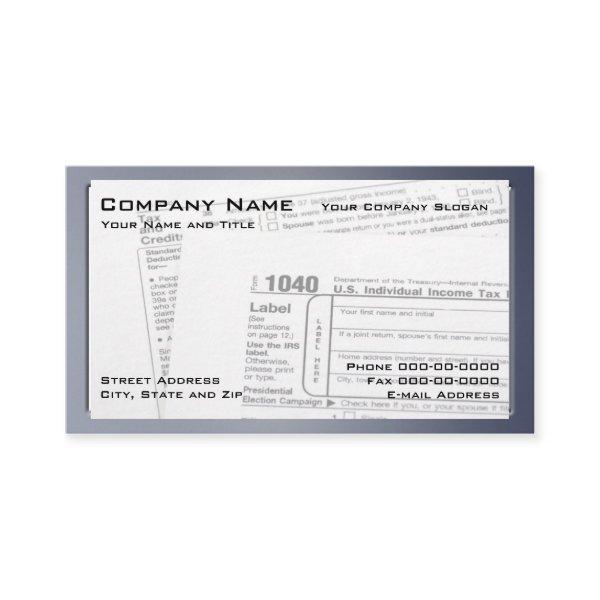 Tax Preparer Federal Tax Form