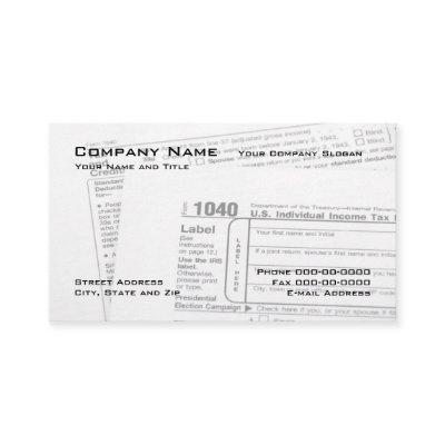 Tax Preparer Federal Tax Form