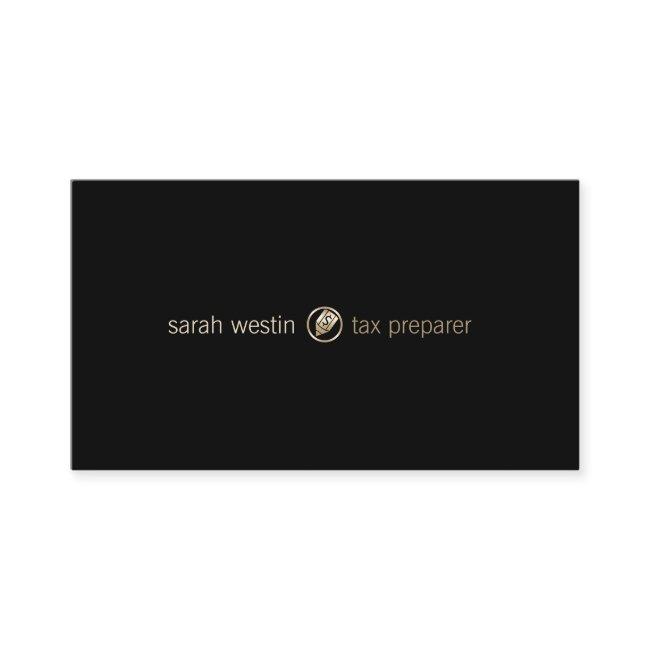 Tax Preparer Gold Dollar Pen Icon
