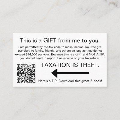 Taxation is Theft Cards