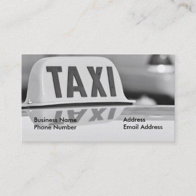 Taxi Cab Driver Service