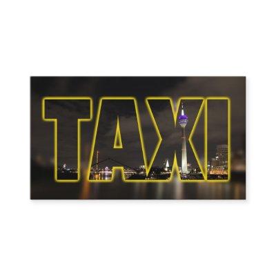 Taxi driver cabdriver yellow taxi neon city lights