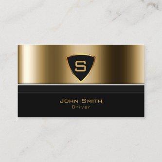 Taxi Service Luxury Gold Monogram Driver