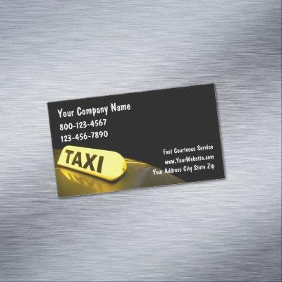 Taxi Service Transportation Design  Magnet