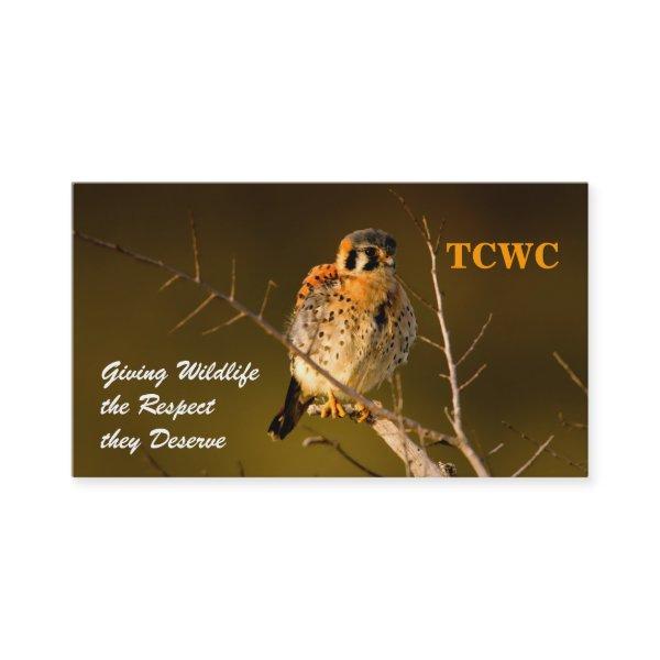 TCWC - Logo Kestrel Volunteer