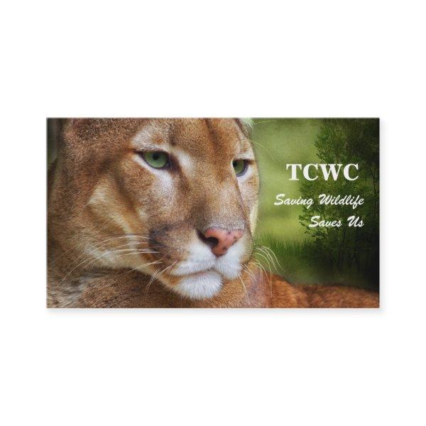 TCWC - Logo Mountain Lion |Volunteer