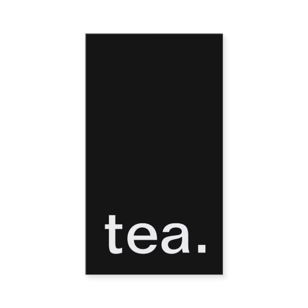 tea punch card