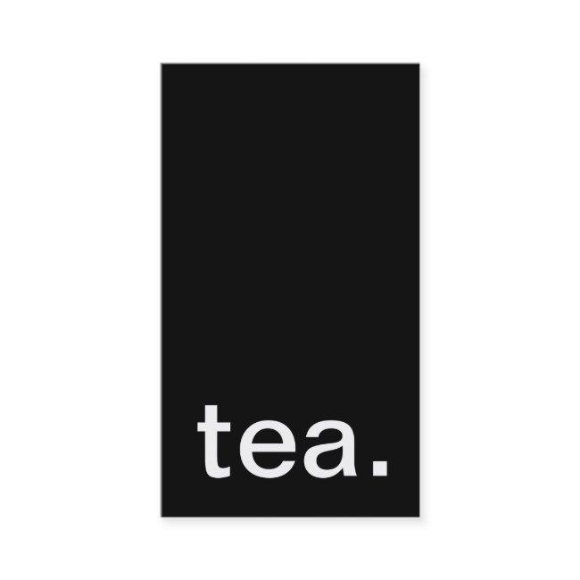 tea punch card