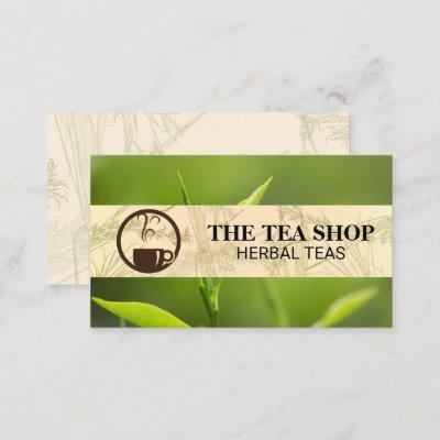 Tea Steaming Logo | Tea Leaves