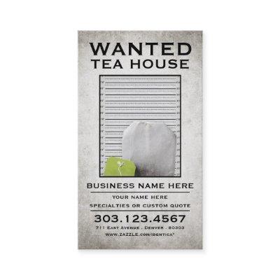 tea wanted poster