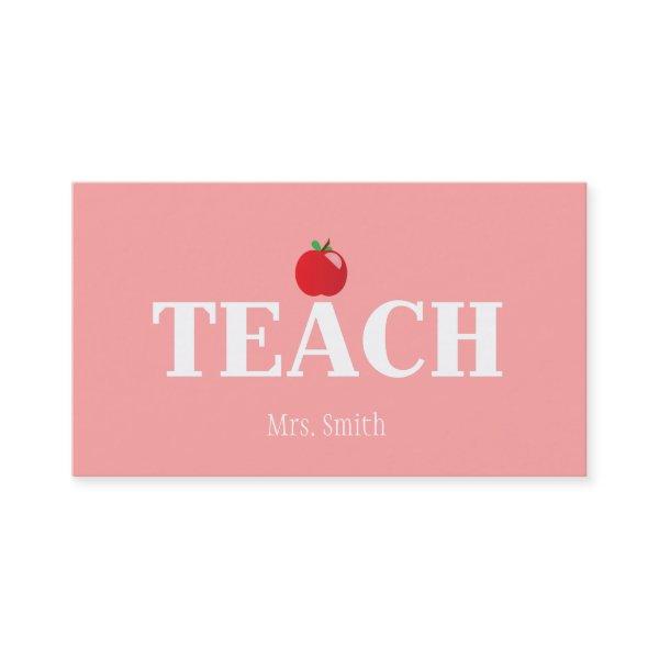 Teacher Calling Card