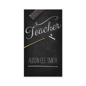 Teacher chalkboard