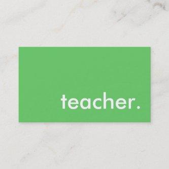 teacher. (color customizable)