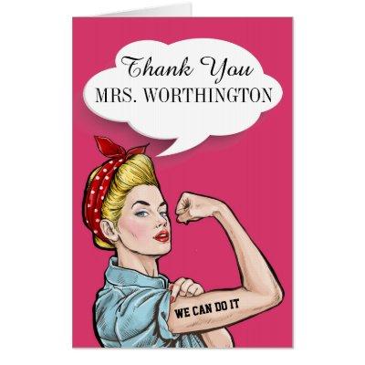 Teacher Thank You BIG CARD