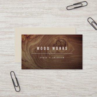 Teak Wood Grain Photo Minimalist Interior Design