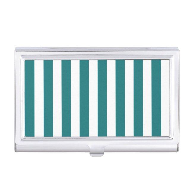 Teal and white candy stripes case