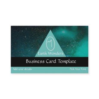 Teal Cosmic Egg Symbol Logo
