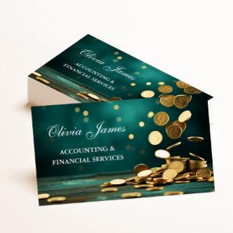 Teal Gold Coins Finance and Accountancy Service
