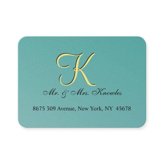 Teal Green Fun Fab Wedding