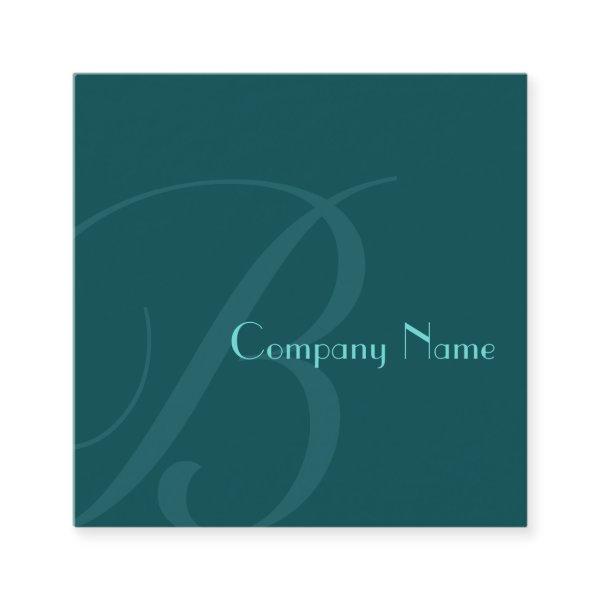 Teal Green Two Toned Square
