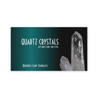 Teal Healing Crystals  - Quartz Crystals