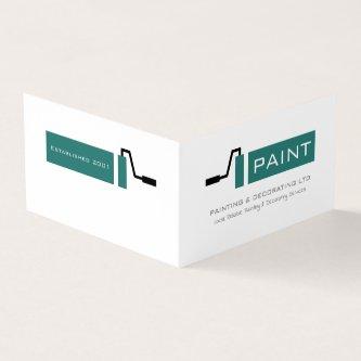 Teal Paint Roller, Painter & Decorator Photo