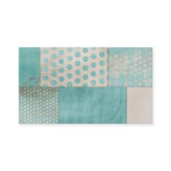 Teal Pattern Quilt Blocks