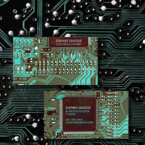 Teal PCB, Printed Circuit - Technology Engineering