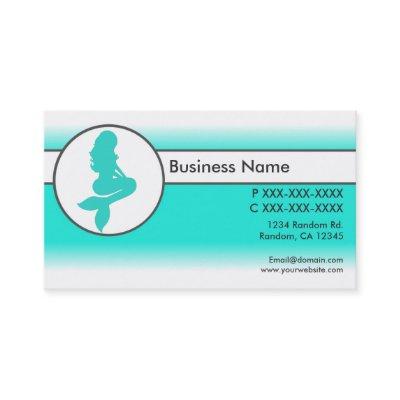 Teal white fade custom mermaid