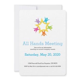Teamwork Starburst Invitation