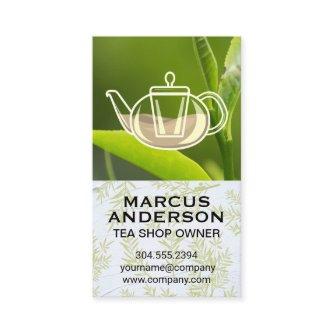 Teapot | Green Leaf | Tea Plant