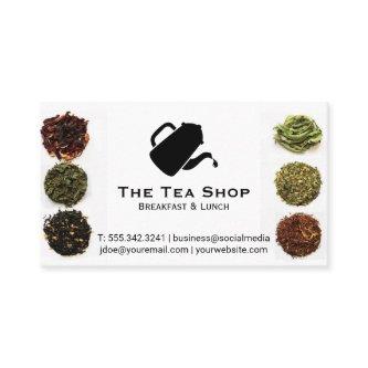 Teapot Pour Logo | Tea Leaves
