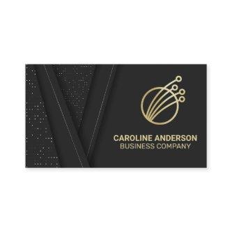 Tech Logo | Black Luxury Gold